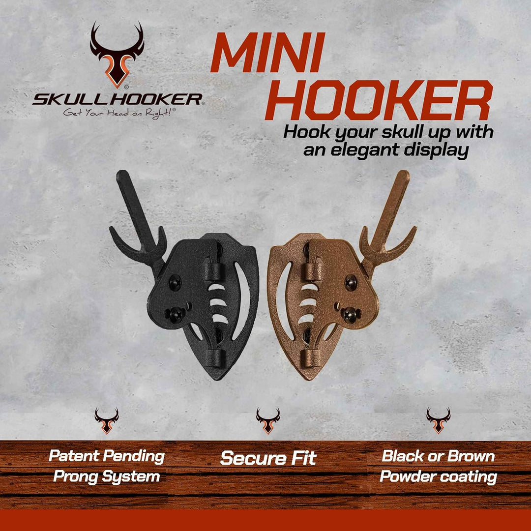 Skull Hooker Mini-Nutte (kleine Trophäen) - Schwarz
