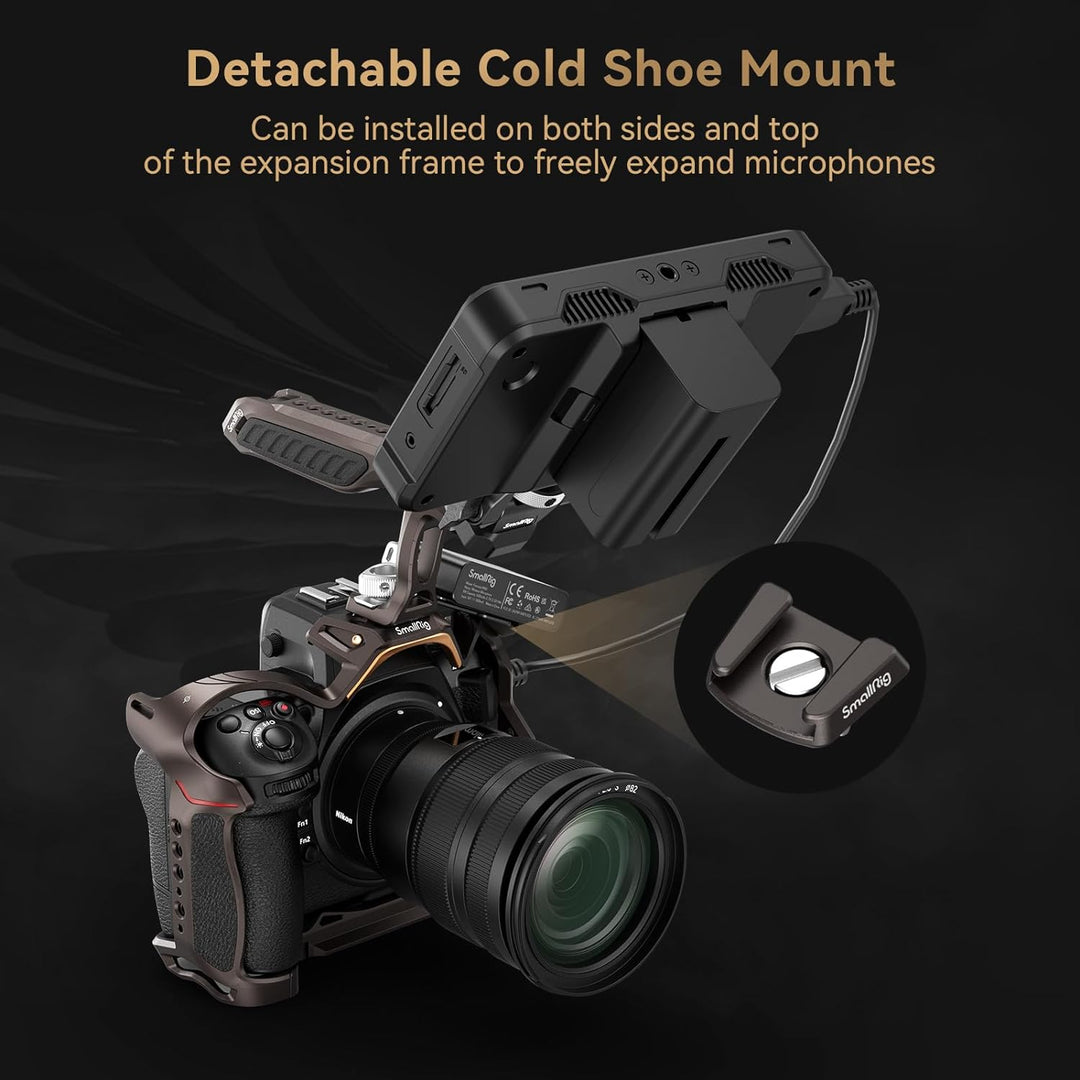 SMALLRIG Night Eagle Z8 Cage Kamerakäfig für Nikon Z 8, Vollkäfig aus Aluminiumlegierung, mit Schnel
