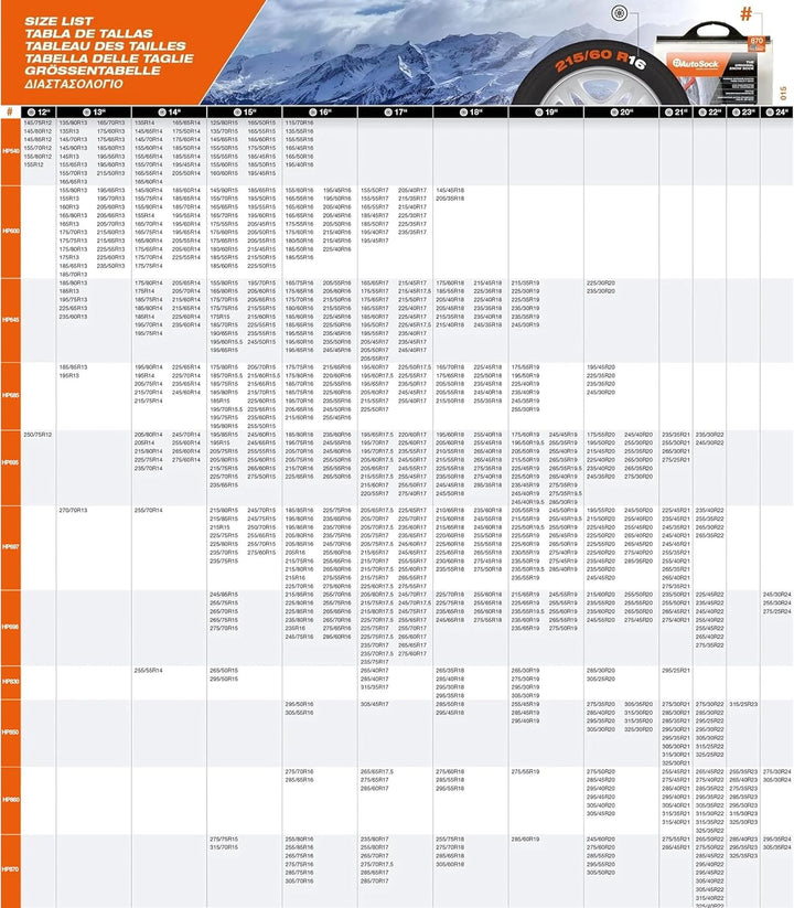 AutoSock AS_HP_697E Anfahrhilfe Grösse HP 697