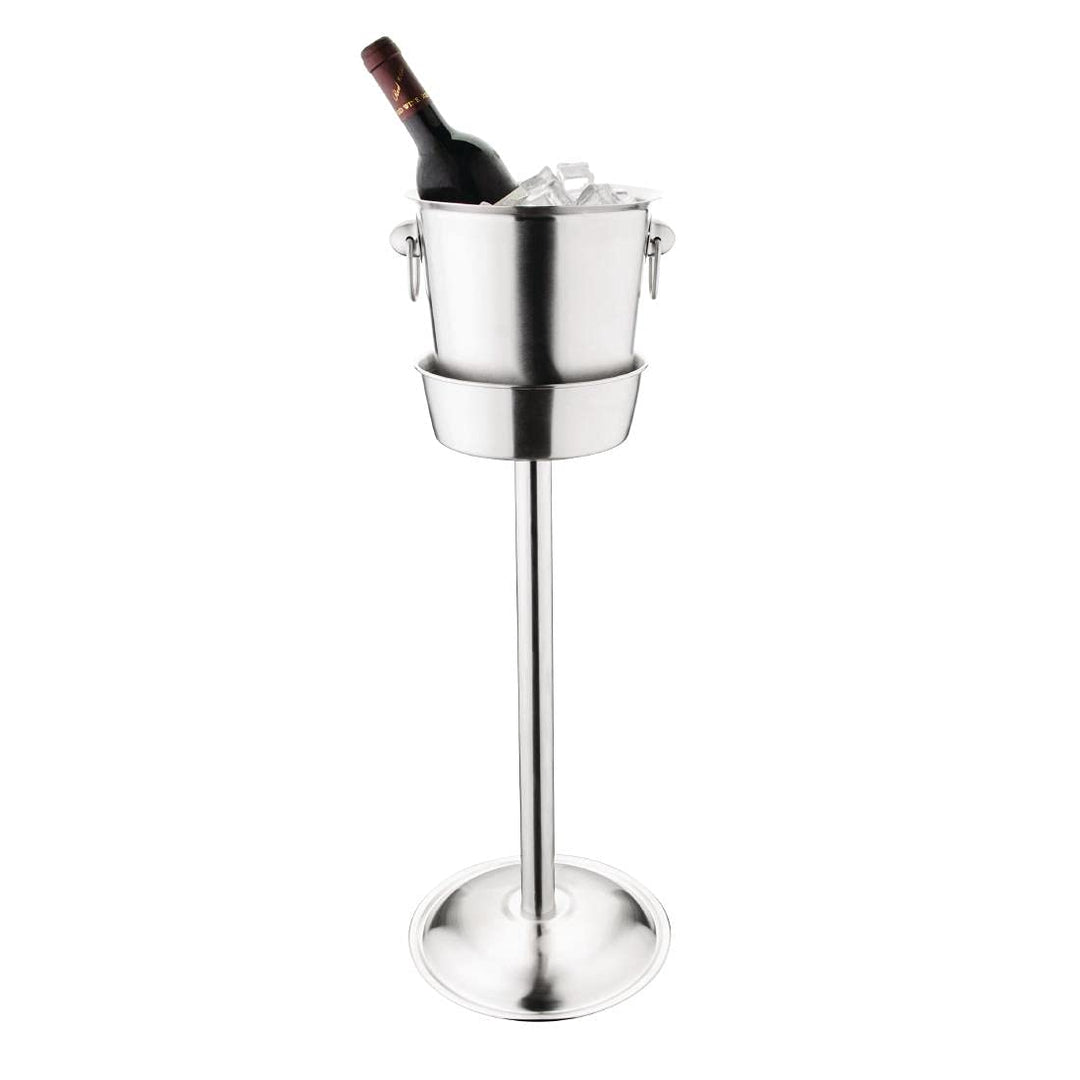Olympia Wein‑ & Champagnerkühlerständer – Edelstahl K407