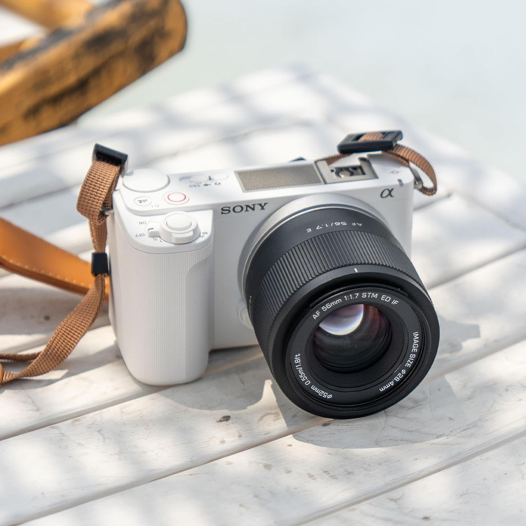 VILTROX 56mm f1.7 E Objektiv für Sony E-Mount 56mm F1.7 E Autofokus Grosse Blende Portrait APS-C Obj