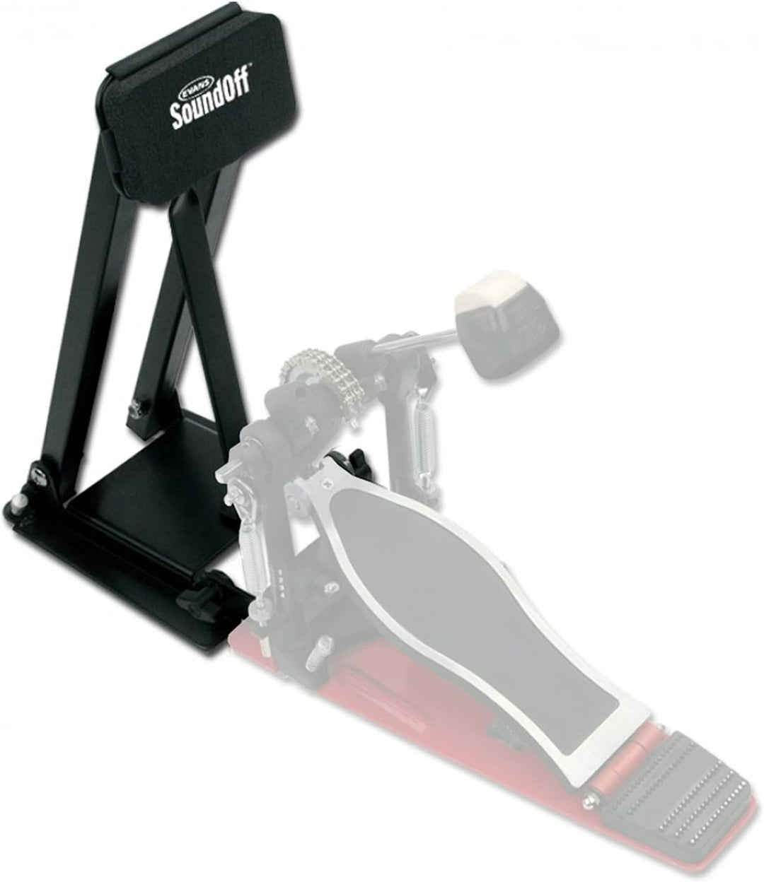 RealFeel by Evans Bassdrum Übungspad | Realistisches Spielgefühl | Perfekt für Zuhause und unterwegs