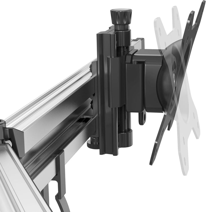 HFTEK 3-Fach Monitorarm - Tischhalterung für 3 Bildschirme von 15 – 27 Zoll mit VESA 75 / 100