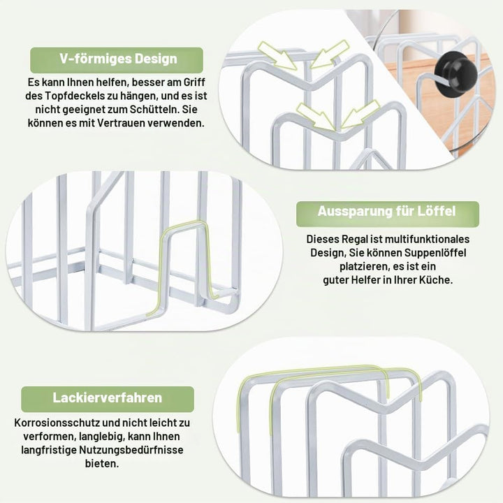 LIMITADA Schneidebrett Rack Schneidebrettständer WeisseSchneidebrett Halter Ständer Schneidebrett Ha