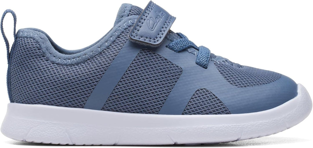 Clarks Jungen Ath Flux T Sneaker 18.5 EU Light Blue, 18.5 EU Light Blue