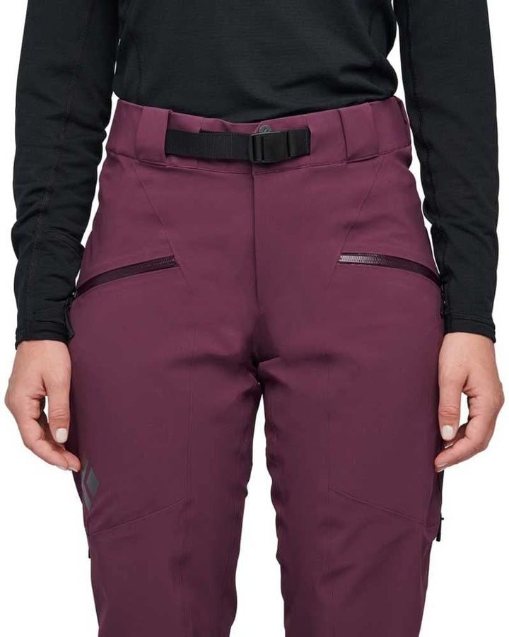 Black Diamond Damen W Recon Stretch Ski Pants Trainingshose M 5016-blackberry, M 5016-blackberry