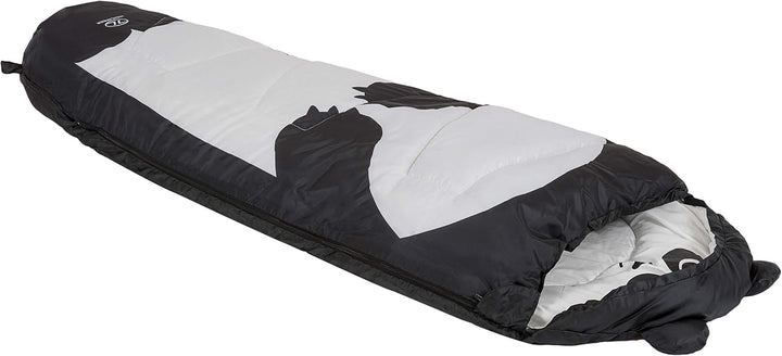 K New Highlander Kinder-Schlafsack, Unisex, Creature Schwarz/Panda, Schwarz/Panda