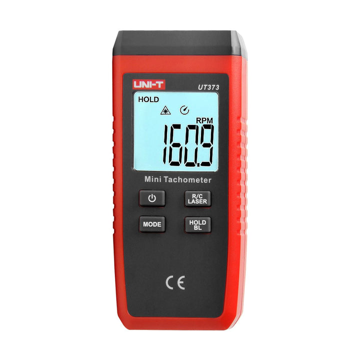 Berührungsloser Drehzahlmesser, UT373 LCD Digital Laser Umdrehungsmesser Tachometer