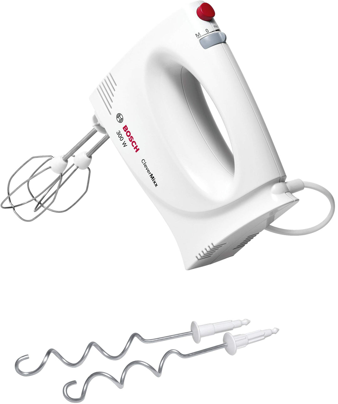 Bosch Hausgeräte MFQ3010 Handrührer 300W, 2 Geschwindigkeitsstufen, weiss 22,5 cm l x 10 cm w x 16 c