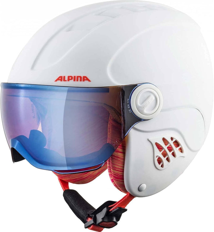 ALPINA CARAT LE VISOR Q-LITE - Hochwertiger & Leichter Skihelm Mit Kontrastverstärkendem Visier Für