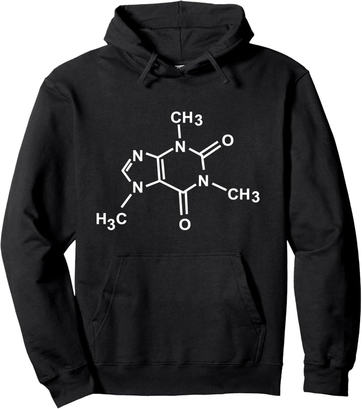 Caffeine Molecule Organic Chemistry Coffee Pullover Hoodie