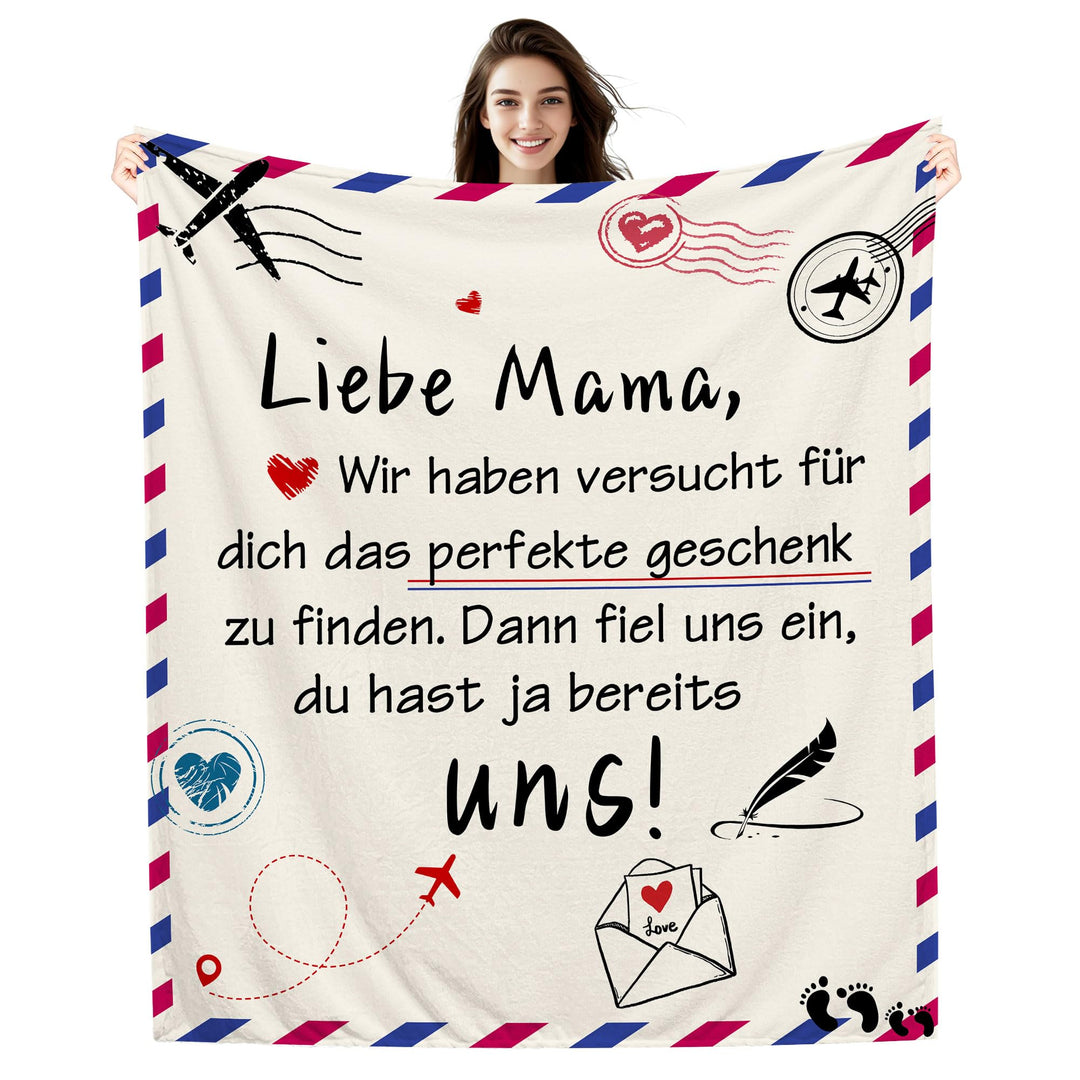 Amorea Liebe Mama Wir Haben versucht Finden Dann fiel Uns EIN du hast ja bereit Uns Decke für Mama M