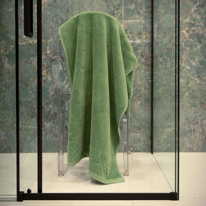 ZWOLTEX Paulo Badematte 50x70 I Badezimmerteppich aus 100% Ägyptischer Baumwolle I Made IN EU I Bath