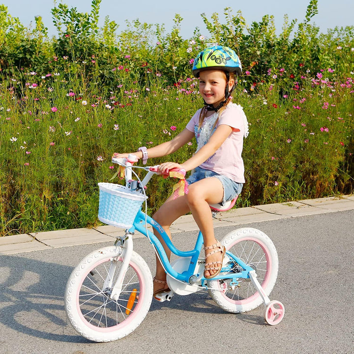 Royal Baby Stargirl Kinderfahrrad Mädchen Fahrrad mit Stützräder Fahrrad 12 Zoll Rosa 16 Zoll mit St