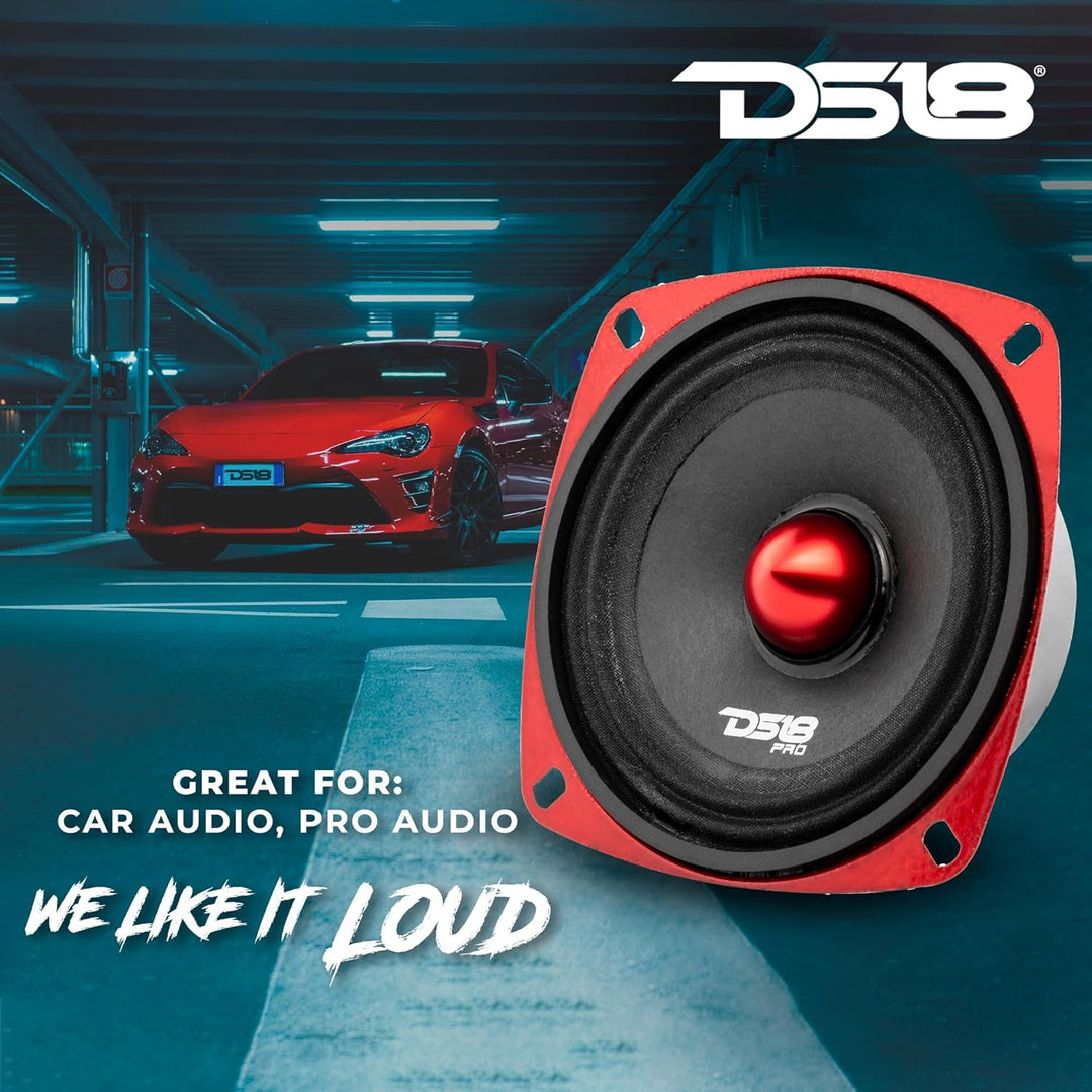 DS18 PRO-X4.4BM PRO Series Midrange Kugel Lautsprecher - Set von 1-4" 4 Inches