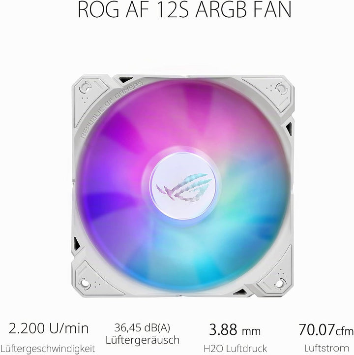 ASUS ROG Ryuo III 240 ARGB White Edition All-in-One-Flüssig-CPU-Kühler (2x adressierbare 120 mm ARGB