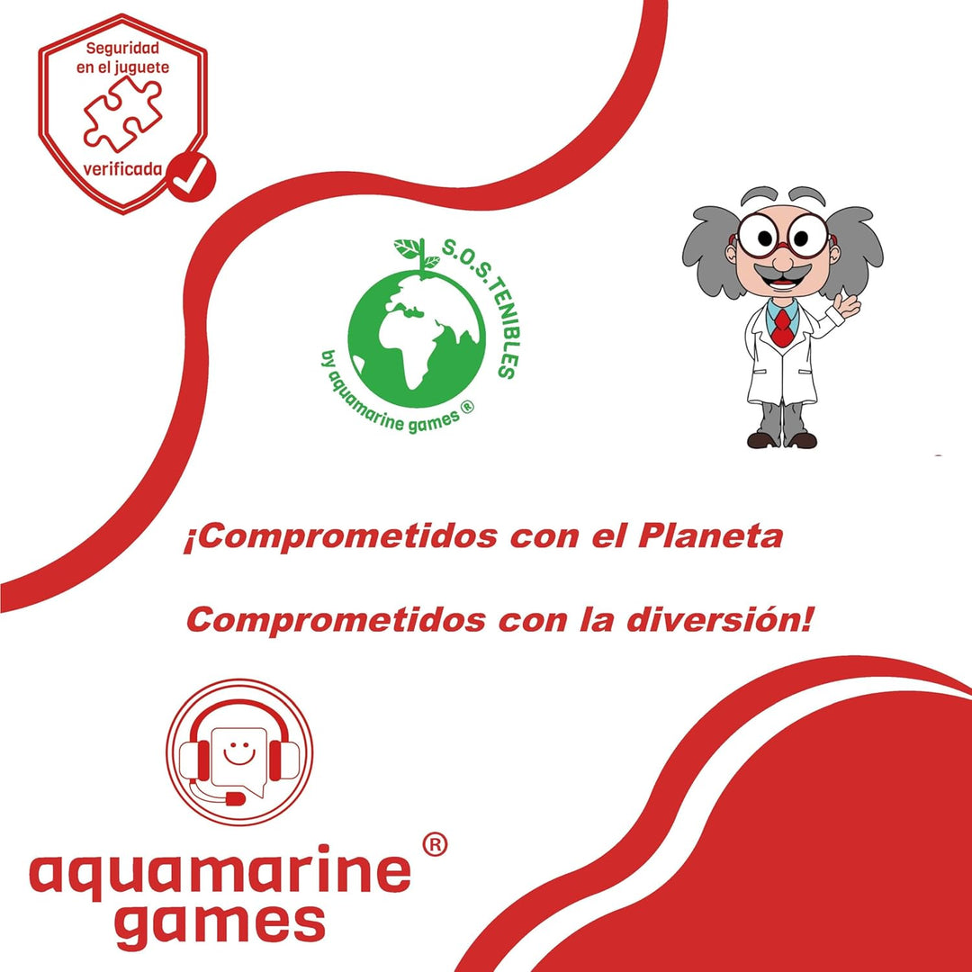 Aquamarine Games – Rommé Professionell, 7 años to 99 años, 6 Spieler (compudid CP009) Professionelle
