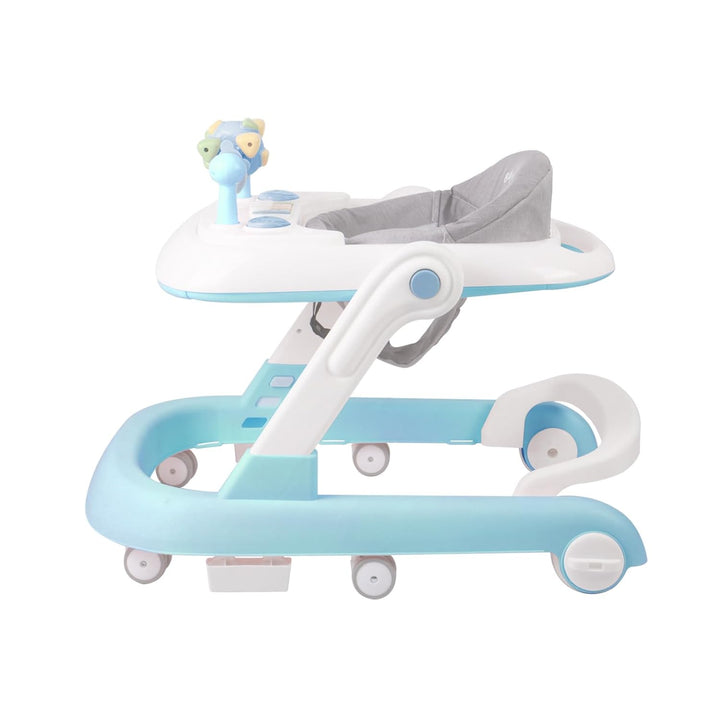 Lauflernhilfe für Babys, faltbar, elektronische Spielstation mit Lichtern und Melodien, höhenverstel