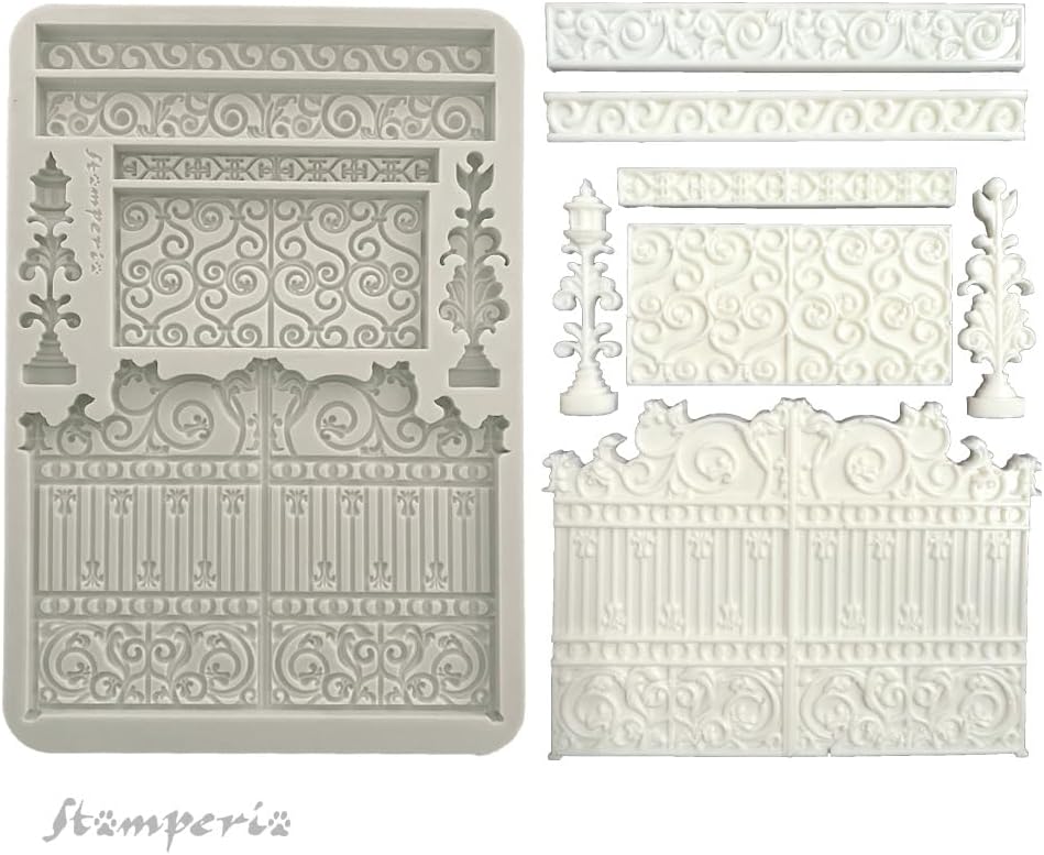 Stamperia - Silicon Mould A5 for Scrapbooking, Bullet Journals and More, Non-Stick Surface, Suitable