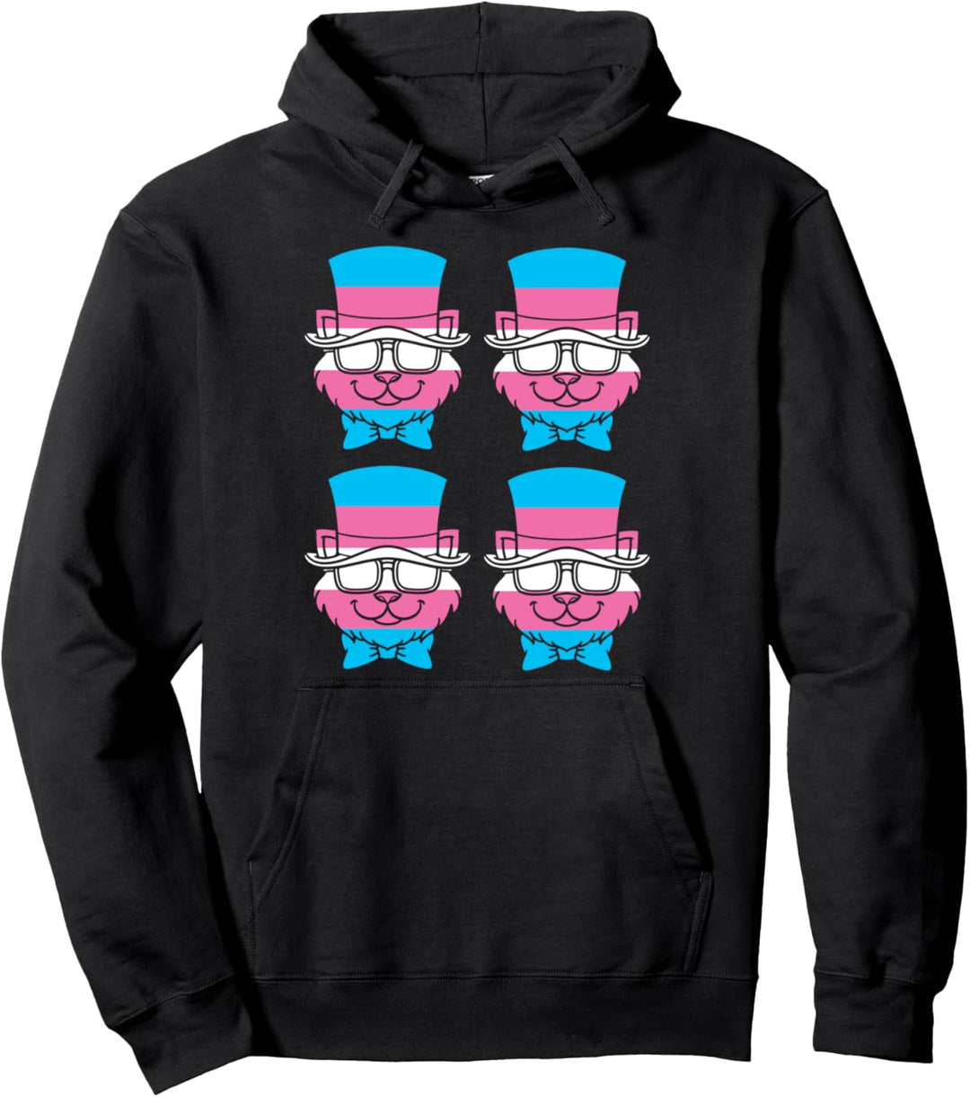 Queer LGBT Transgender LGBTQ Katze Geschenk Transsexuell Pullover Hoodie