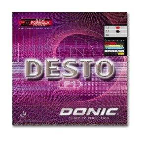 DONIC Desto F1, TT-Belag, OVP, inkl. Lieferung rot max., rot max.