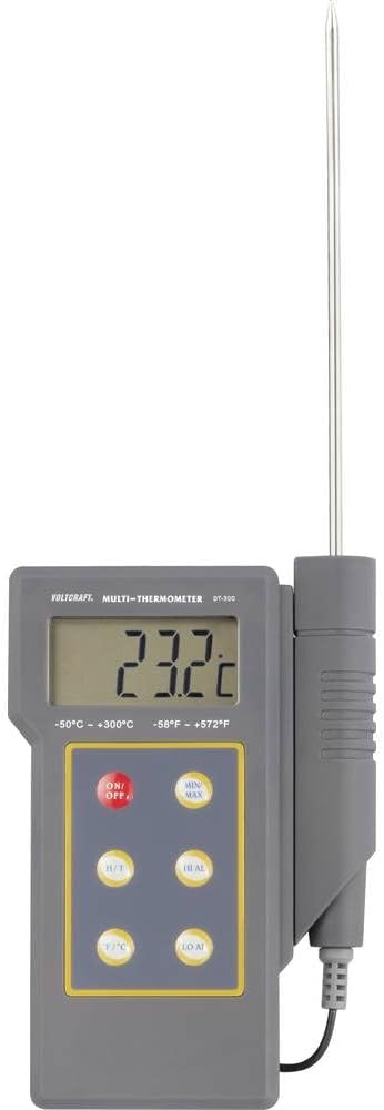 VOLTCRAFT DT-300 Temperatur-Messgerät -50 - +300 °C Fühler-Typ NTC