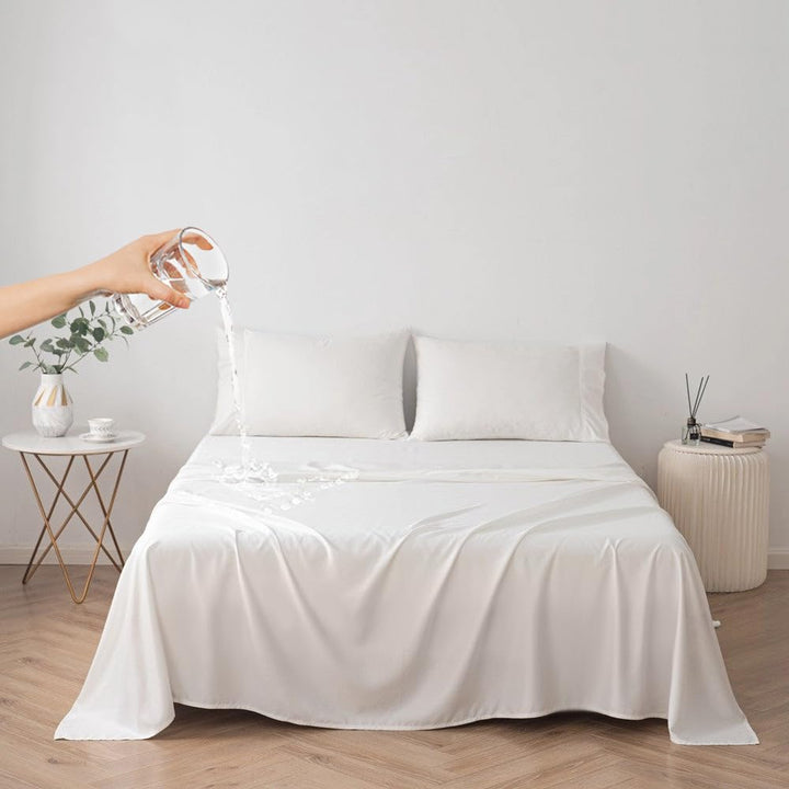 DUJUIKE 100% wasserdichte Schutzdecke oder Liner für Bett, Matratzenschoner für das Bett, Wiederverw