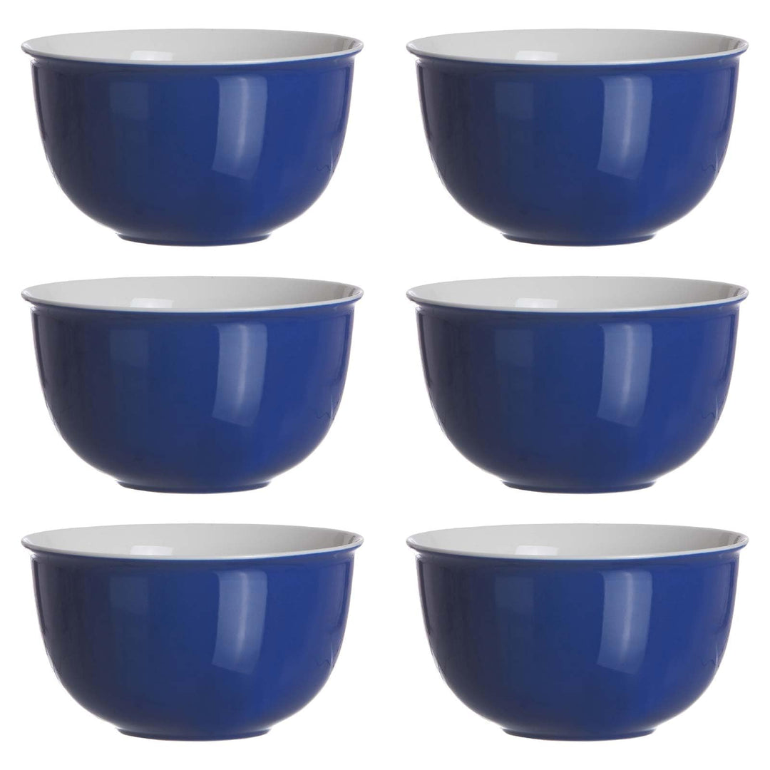 Ritzenhoff &amp; Breker Doppio Müslischalen ø 14 cm, 6er Set, Schalen mit farbiger Aussenseite, Buntes M