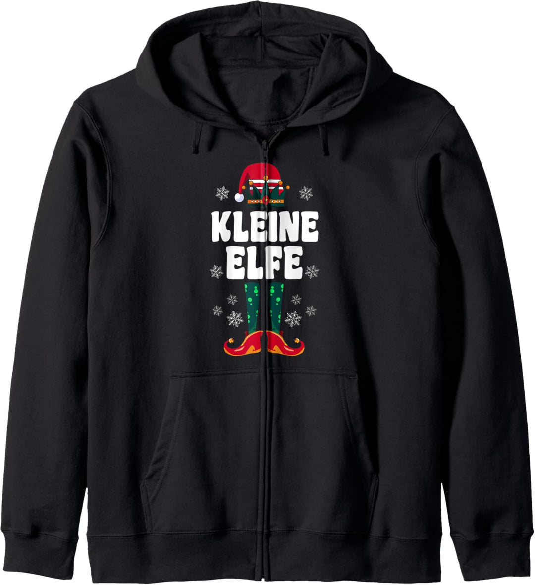 Kleine Elfe Elfen Familien Weihnachts Outfit Weihnachtself Kapuzenjacke