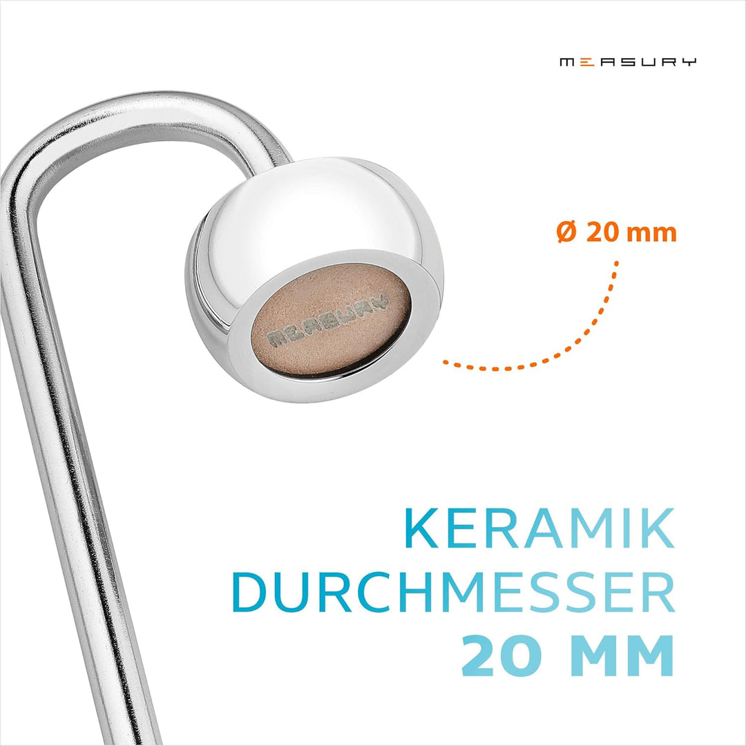 Measury CO2 Diffusor Aquarium aus Edelstahl, Diffuser Aquarium - 250mm 25 cm, 25 cm