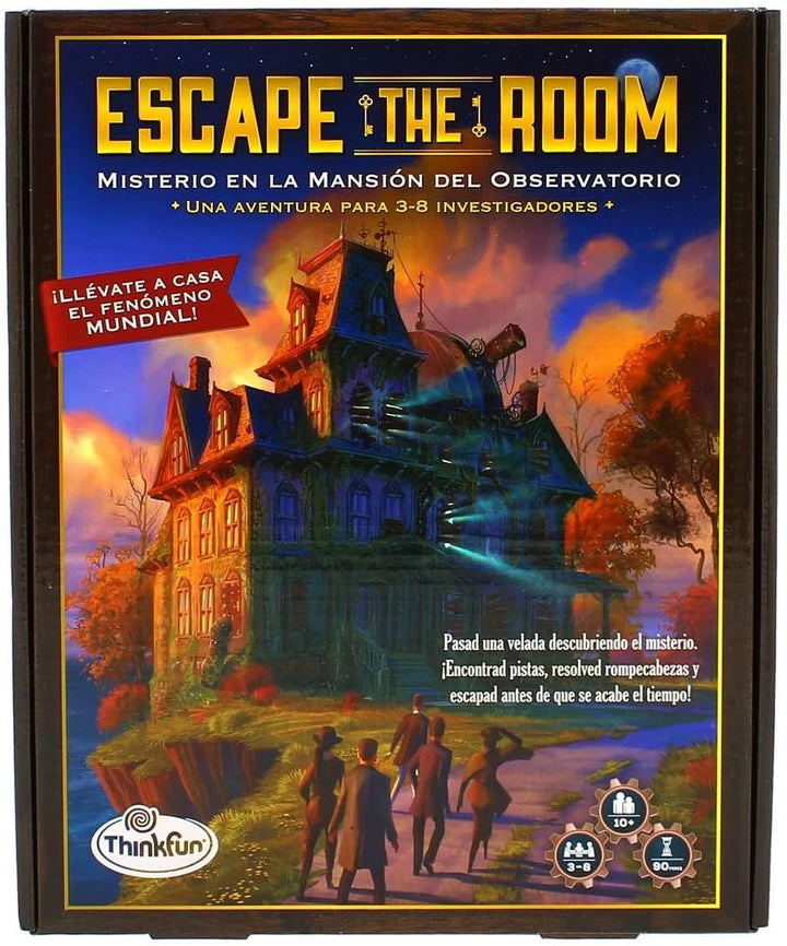 ThinkFun 76368, Auspuff The Room: Misterium in der Beobachtung, Brettspiel, spanische Version, 3-8 S