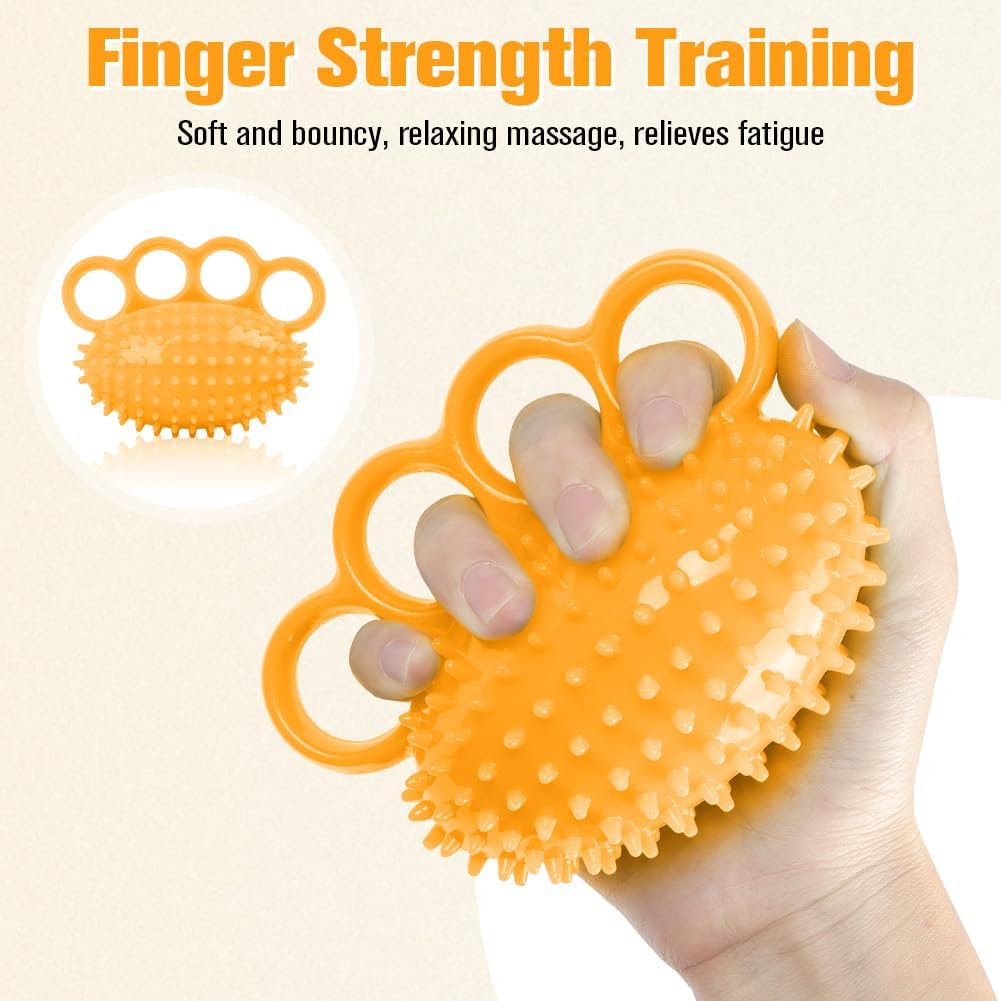 Handübungsball, 2 Stücke Handtrainer Fingertrainer, AntistressBälle, Knetball Für Hände Therapie, Fi