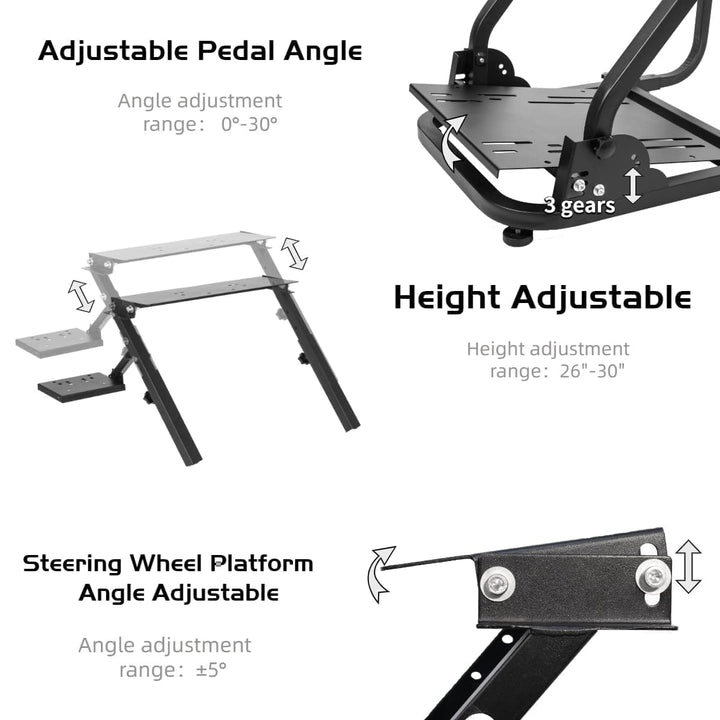 Minneer G923/G920/G29 Racing Lenkradständer, passend für T248PS/T248XBox/T300RS GT klappbar höhenver