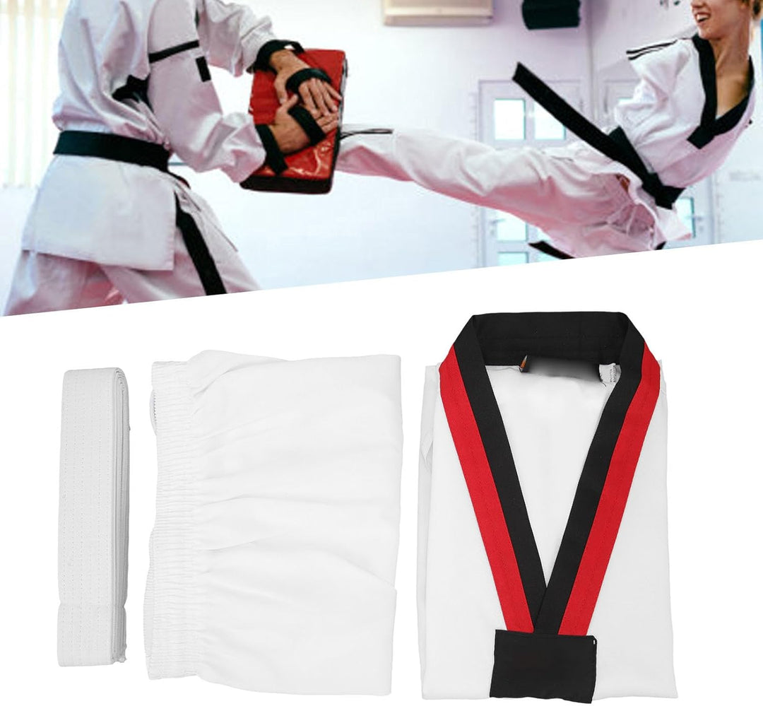 Taekwondo-Anzug, Elastischer Bund, rutschfest, Atmungsaktiv, Bequem, Taekwondo-Anzug für Zum Trainin