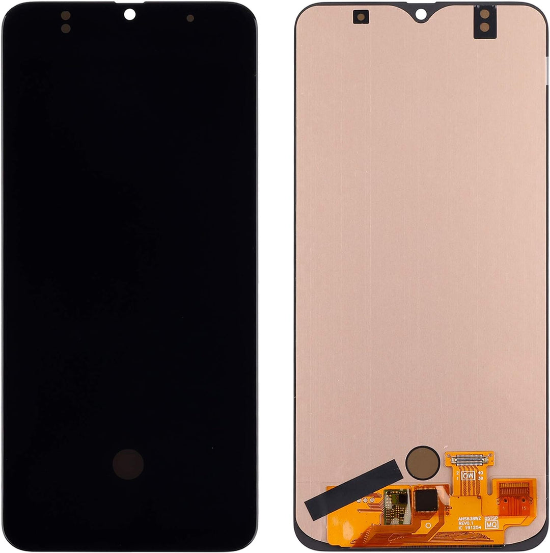 swark OLED Display Kompatibel mit Samsung Galaxy A50 SM-A505 & A50s SM-A507 (Schwarz Ohne Rahmen) LC