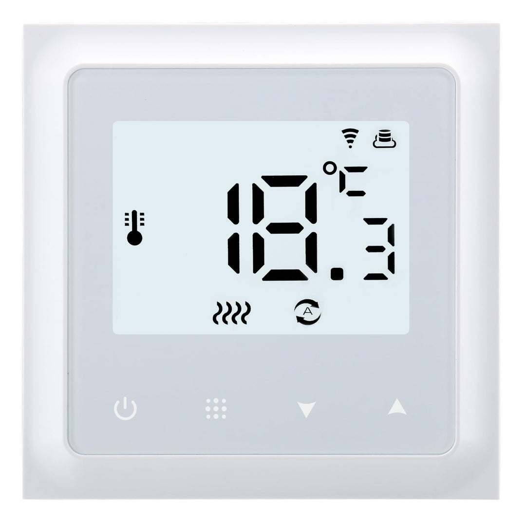 Wengart WiFi Thermostat für Wasser Fussbodenheizung WG011,max 3A Programmierbare Fussbodenheizung Th