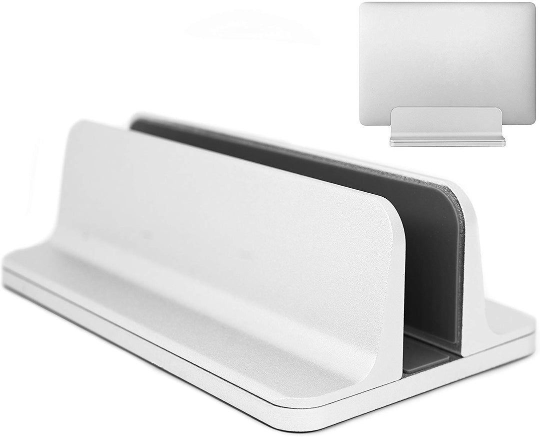 MyGadget Laptop Ständer Aluminium [Hochkant] - Verstellbare Stand Halterung für Notebooks wie z.B. A