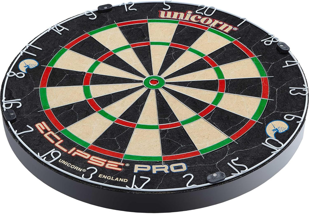 Unicorn Eclipse Pro, Professional Bristle Dartboard with Competition Quality Sisal, Spider and Numbe