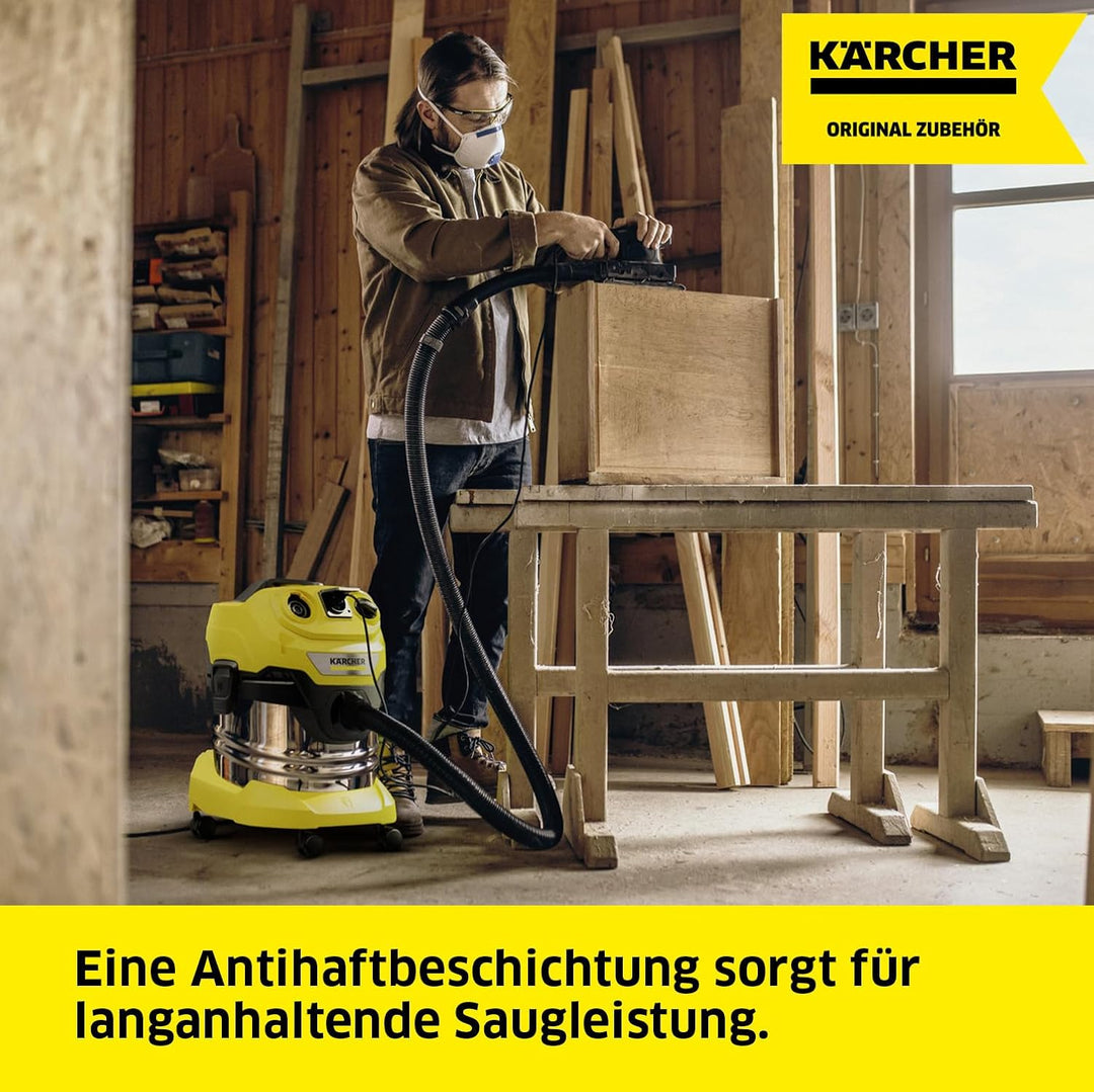 Kärcher Original Flachfaltenfilter Renovation KFI 4440 für die Kärcher WD Nass-/Trockensauger, lange
