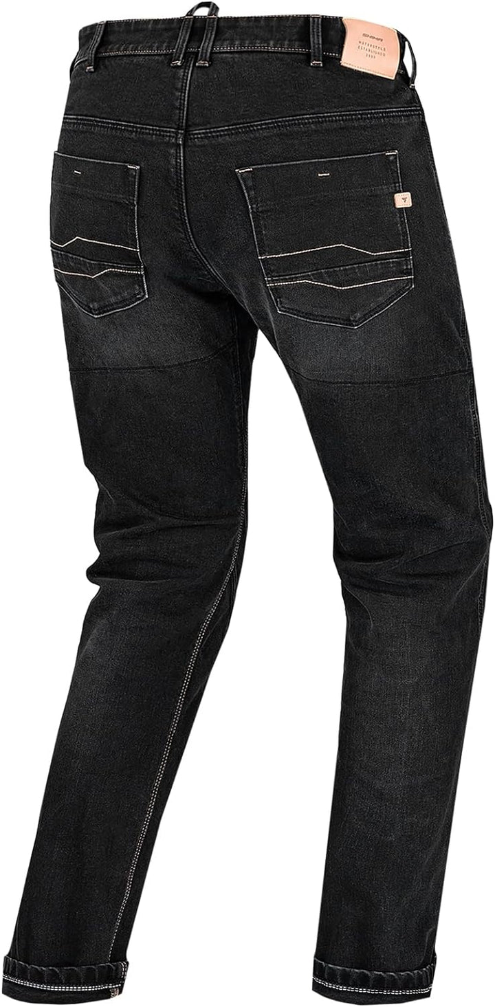 SHIMA DEVON Motorradjeans - Belüftete Elastische Slim Fit Biker Motorradhose mit FiberQL-Verstärkung