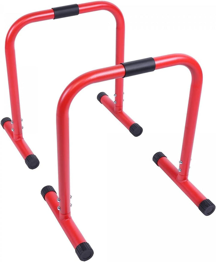 Dip Station Barren Push-up Stand Bar Fitness Parallettes Rutschsichere Griffe Street Workout Krafttr