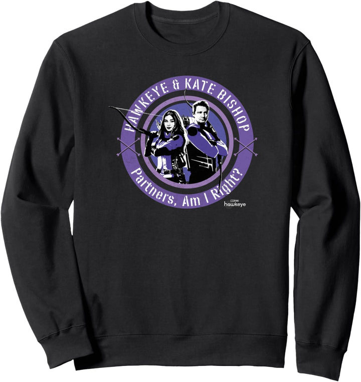 Marvel Hawkeye & Kate Bishop Partners Sweatshirt