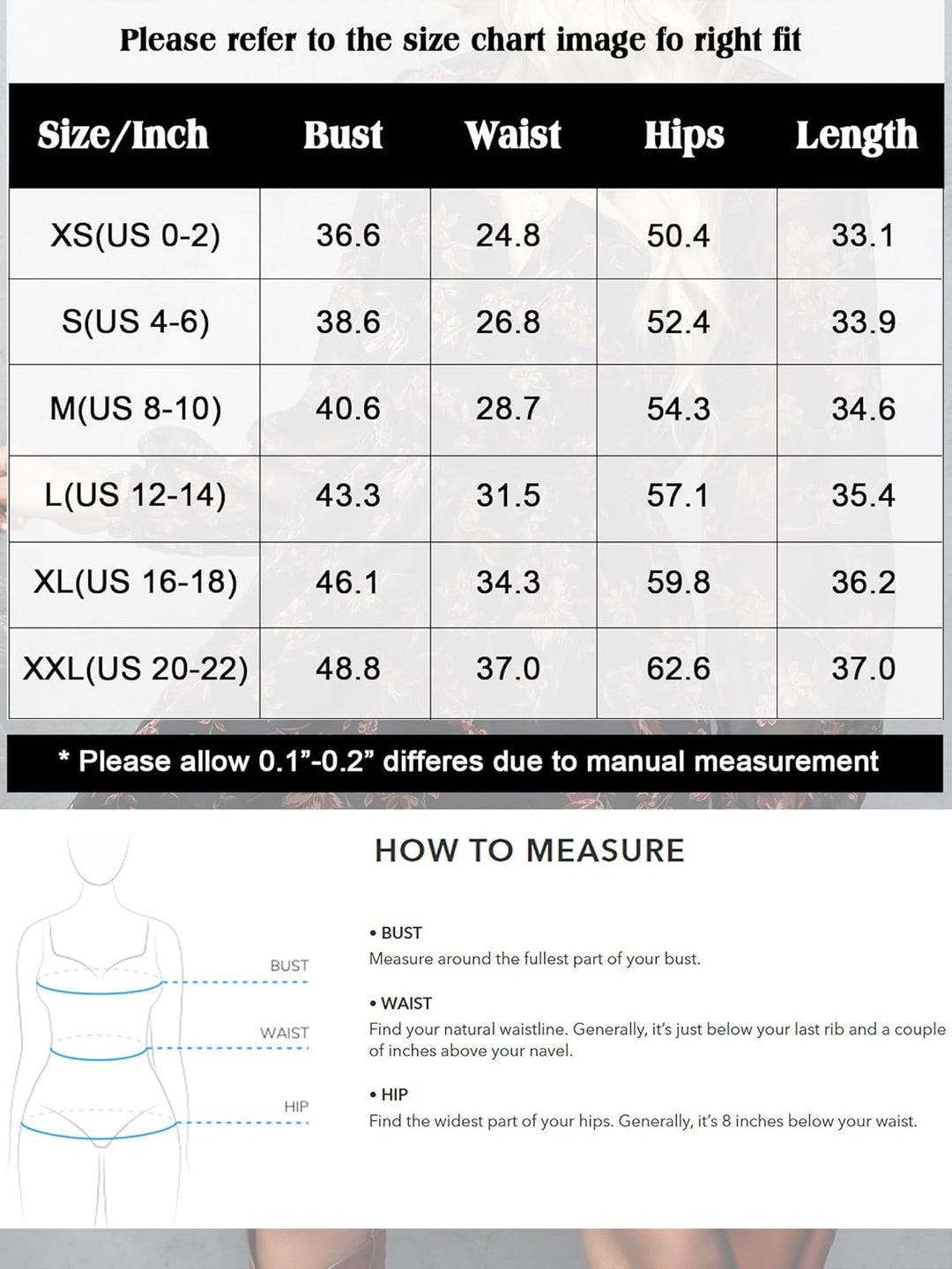 CUPSHE Damen Kleid V Ausschnitt Wickeloptik Transparente Lange Ärmel Blumenmuster Freizeitkleider Wr