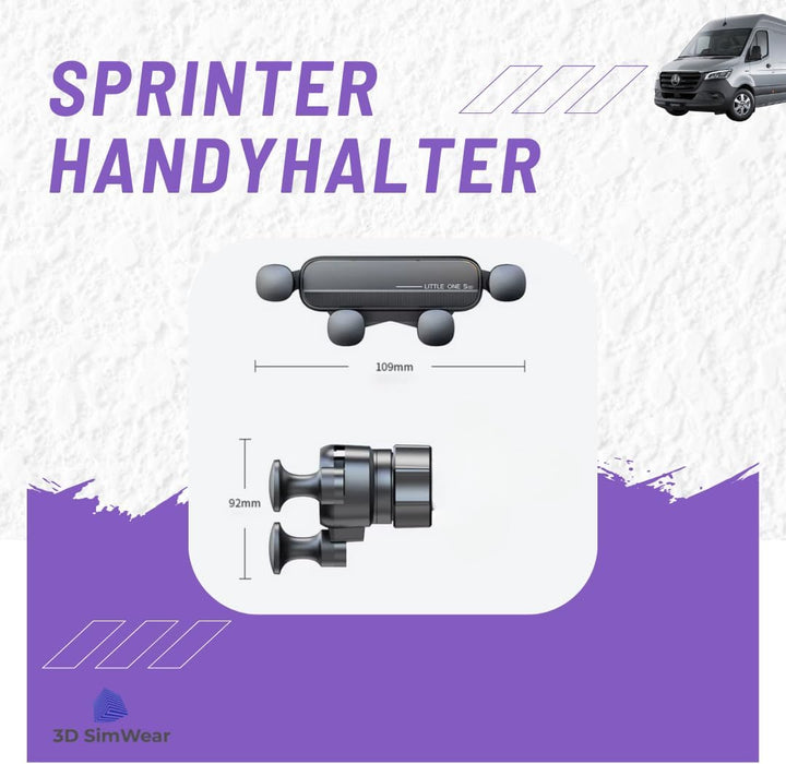 Generisch Logic-Mount Sprinter-Edition: Profi-Smartphonehalter für Mercedes Sprinter 906/907 Bj. 202