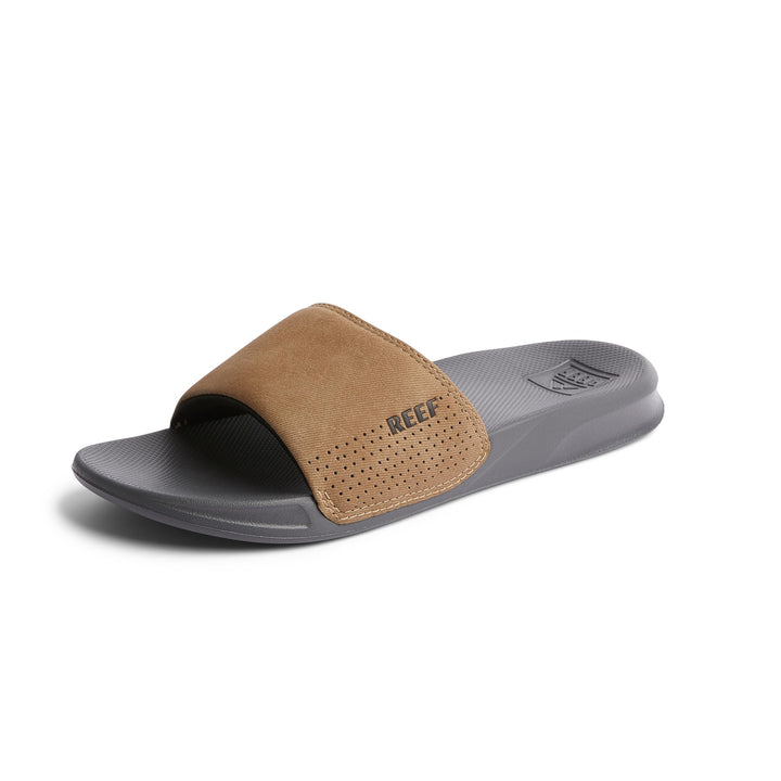 Reef Herren One Slide Schiebe-Sandalen, Grey Tan