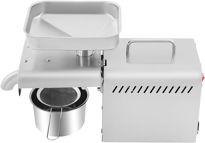 Elektrische Ölpresse 610W Öl Pressmaschine Elektrische Ölmühle Edelstahl Automatische Ölpresse Masch