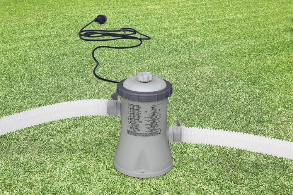 Intex Krystal Clear Cartridge Filter Pump - Pool Kartuschenfilteranlage - 330 L/H - 12V