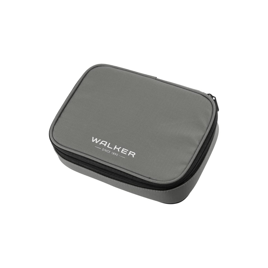 Walker 49114-375 - Schlamperbox Big "Steel Grey", Federmappe mit grossem Hauptfach, doppelseitiger T