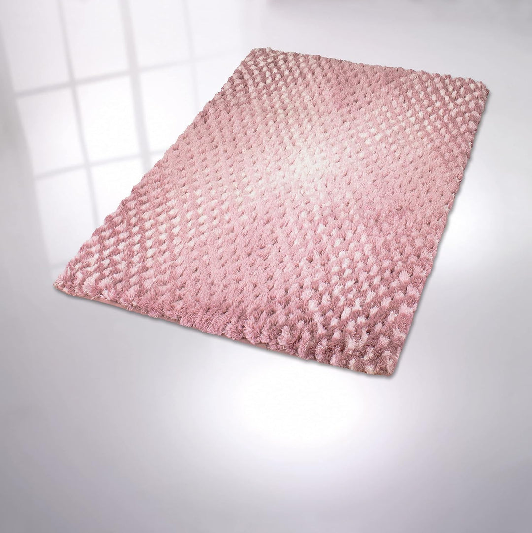 Kleine Wolke Badteppich Cory Old Rose 60x100 cm rosa/pink 60 cm x 100 cm, 60 cm x 100 cm