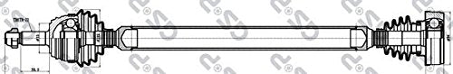 GSP 253005 Antriebswelle